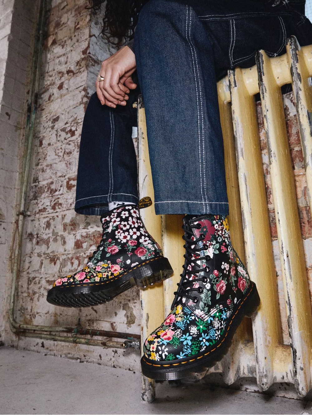 Dr. Martens 1460 Pascal Floral Mashup Boots